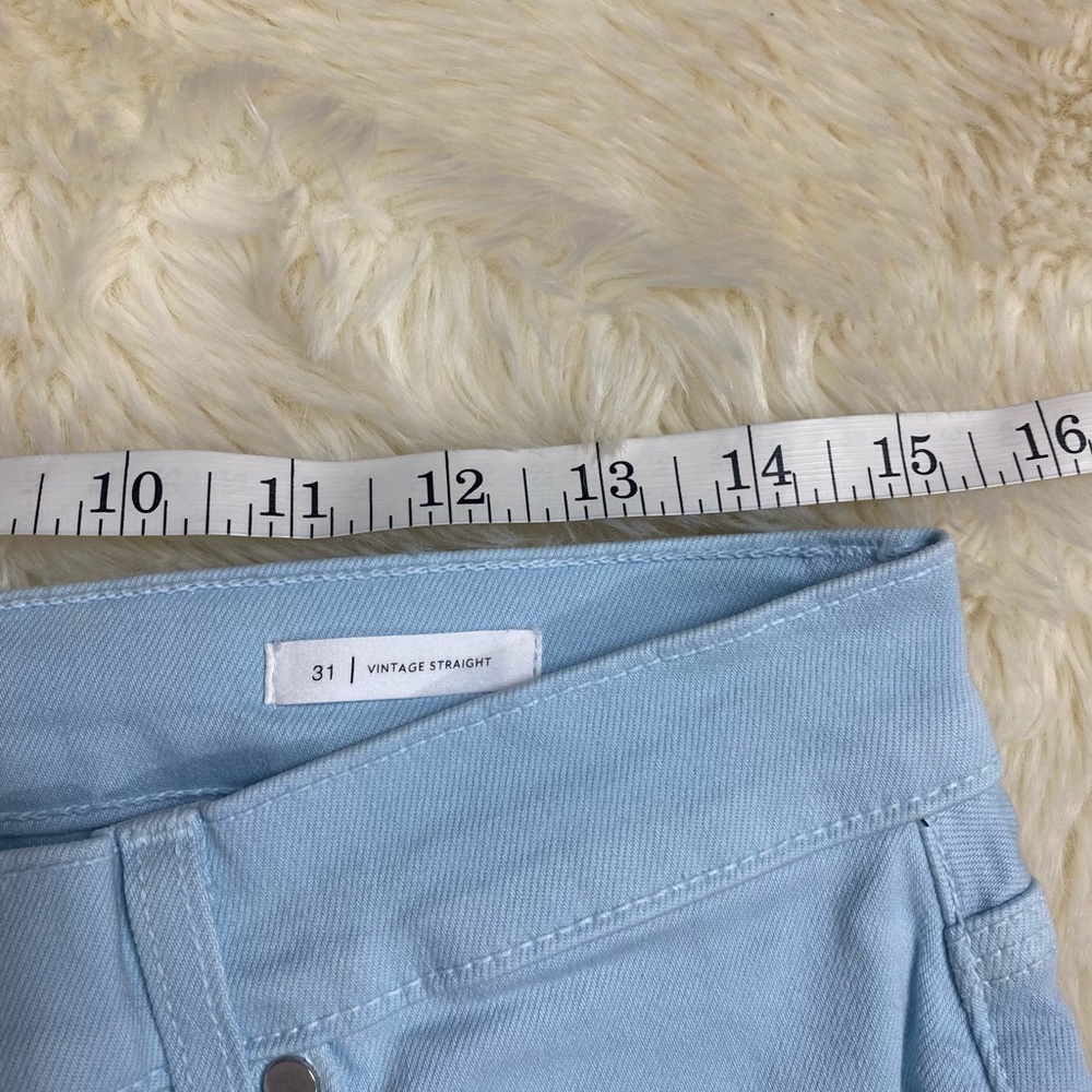 Baldwin Vintage Baby Blues Crop Straight Jeans, Size 31 - Picture 8 of 14